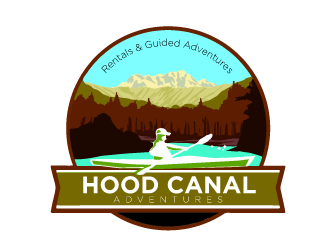 Hood Canal Adventures logo design by gearfx