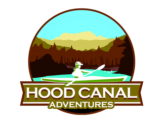 Hood Canal Adventures logo design by kunejo