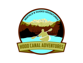 Hood Canal Adventures logo design by Kruger