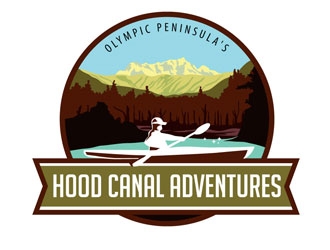 Hood Canal Adventures logo design by shere