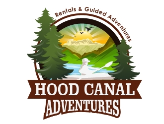 Hood Canal Adventures logo design by Suvendu