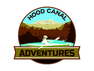Hood Canal Adventures logo design by Donadell