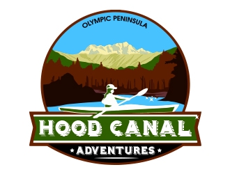 Hood Canal Adventures logo design by fawadyk