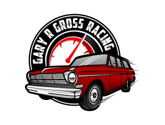 Gary R Gross Racing logo design by daywalker