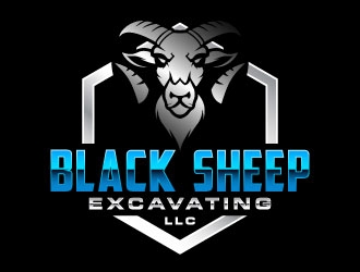 Black Sheep Excavating LLC logo design by daywalker