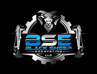 Black Sheep Excavating LLC logo design by daywalker
