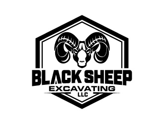 Black Sheep Excavating LLC logo design by jaize