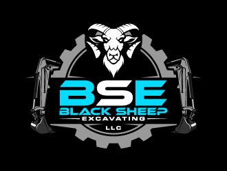 Black Sheep Excavating LLC logo design by daywalker