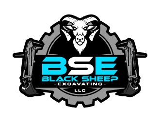 Black Sheep Excavating LLC logo design by daywalker