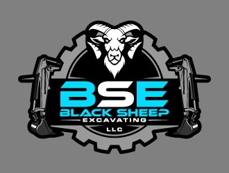 Black Sheep Excavating LLC logo design by daywalker