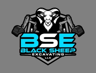 Black Sheep Excavating LLC logo design by daywalker