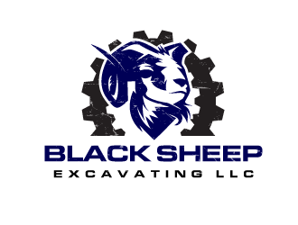 Black Sheep Excavating LLC logo design by PRN123