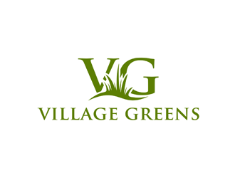 Village Greens logo design by bomie