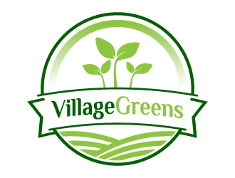 Village Greens logo design by jaize