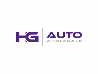 HG AUTO WHOLESALE logo design by ammad