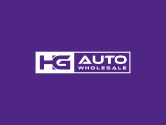 HG AUTO WHOLESALE logo design by ammad