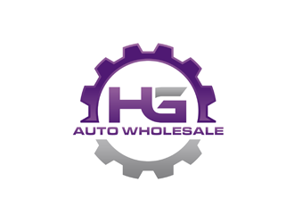HG AUTO WHOLESALE logo design by bomie