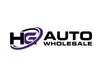 HG AUTO WHOLESALE logo design by abss