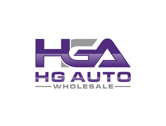 HG AUTO WHOLESALE logo design by johana