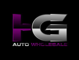 HG AUTO WHOLESALE logo design by gearfx