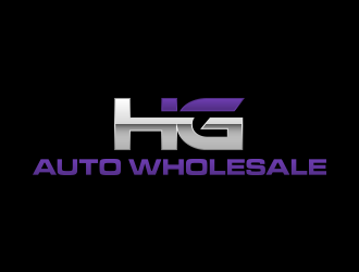 HG AUTO WHOLESALE logo design by lexipej