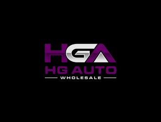 HG AUTO WHOLESALE logo design by ndaru