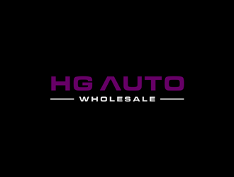 HG AUTO WHOLESALE logo design by ndaru