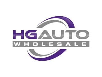 HG AUTO WHOLESALE logo design by labo