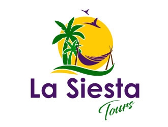 La Siesta Tours logo design by Suvendu