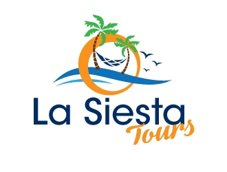 La Siesta Tours logo design by Suvendu