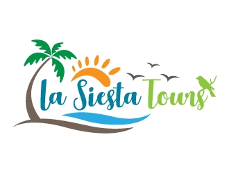 La Siesta Tours logo design by Suvendu