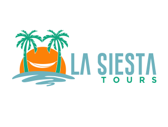 La Siesta Tours logo design by madjuberkarya