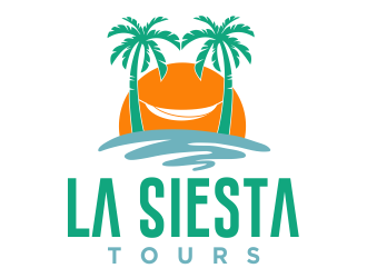La Siesta Tours logo design by madjuberkarya