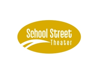 School Street Theater logo design by EkoBooM