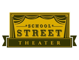 School Street Theater logo design by Suvendu
