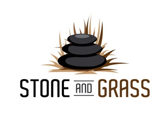 Stone and Grass logo design by shere