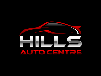 Hills Auto Centre logo design by hidro