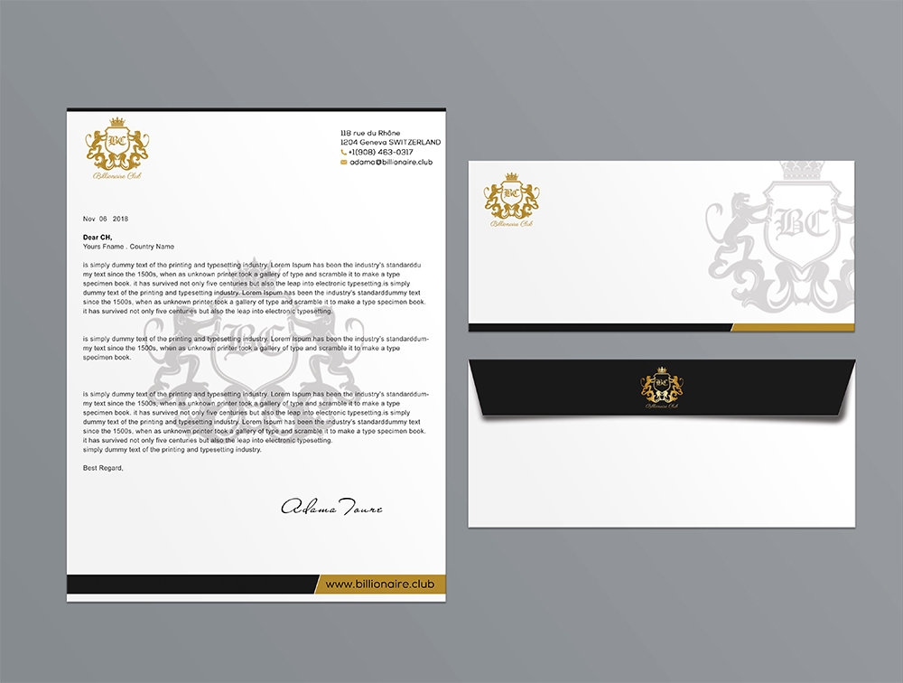 Billionaire Club logo design by aamir