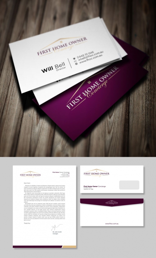 First Home Owner Concierge logo design by mletus