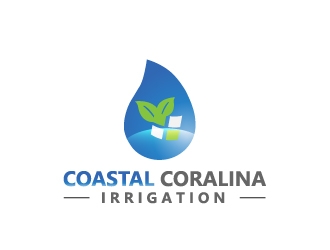 Coastal Carolina Irrigation  logo design by samuraiXcreations