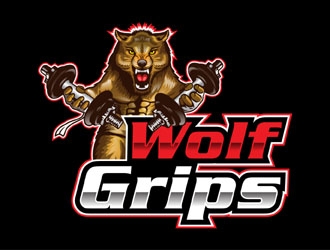 Wolf Grips logo design by MAXR