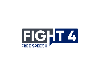 Fight 4 Free Speech  logo design by goblin
