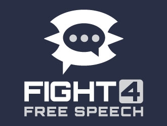Fight 4 Free Speech  logo design by arwin21