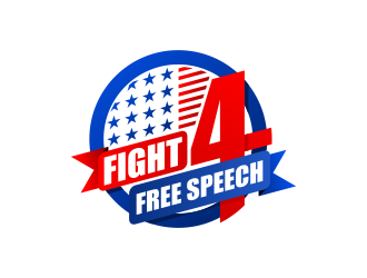 Fight 4 Free Speech  logo design by ekitessar