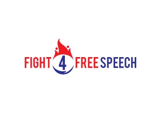Fight 4 Free Speech  logo design by sanu