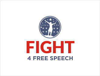 Fight 4 Free Speech  logo design by bunda_shaquilla
