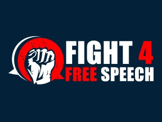 Fight 4 Free Speech  logo design by J0s3Ph