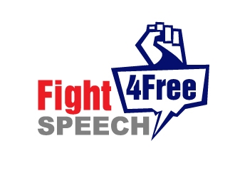 Fight 4 Free Speech  logo design by Marianne