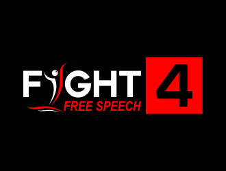 Fight 4 Free Speech  logo design by done