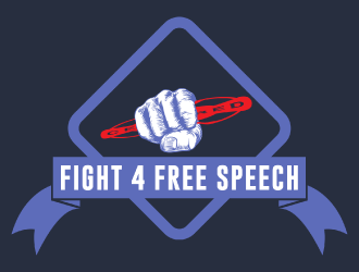 Fight 4 Free Speech  logo design by nona